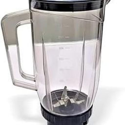 SUPER JOY Heavy Quality Juicer Jar for Mixer Grinder Juicer Jar ABS Plastic Transparent(1500ML), Black SA65, Black Pack of 1-19