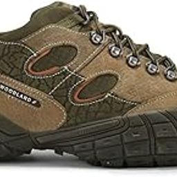 woodland Men Chunky Sole Lace Up Shoes Khaki Colored-picture-7