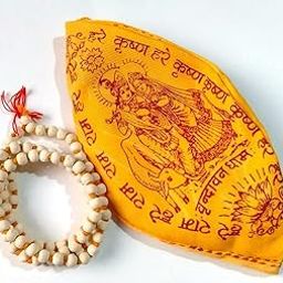 tulsi Japa Mala Original 108 Beads Pure Tulsi Jap Mala for Mantra Jaap with Goumukhi Jaap Bag Iskcon Krishna Japa Mala(Pack of 1) (Tulsi mala + gomukhi)-image-29