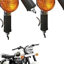 BIKEBLOOM "Bullet Bike Indicators (Pack of 4) - Durable LED Turn Signal Lights for Motorcycle-24
