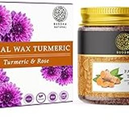 Buddha Natural Facial Wax Powder (50 gm) - with Turmeric for Gentle and Effective Hair Removal | Natural Solution for Women-image-39