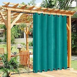 Duronet- HDPE Fabric Solid Sun Blockage (85-90%) Heat & Uv Protection Top Bottom SS Eyelete Outdoor Balcony Curtains (Green 9.5X8.5 Feet) Pack of 1-10