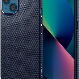 Spigen Liquid Air Cover Compatible with iPhone 13 (Navy Blue)-picture-33