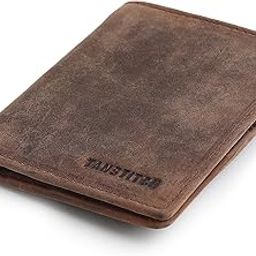 Men Leather Slim Wallet || Small, Minimalist & Thin Wallet || RFID Protected || Front Pocket Carry, Black-image-13
