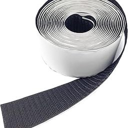 PRANSUNITA Tile Gripper Self Adhesive Heavy Bond Hook Tape – Size 2 inch (50 mm), Single Sided Black Color for Display of Tiles in Showroom - Pack of 5 MTS-picture-11