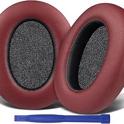 Earpads Cushions Replacement for Sony WH-XB910 XB910N Extra Bass Noise Cancelling Headphones, for Sony WHXB910N Headset, Ear Pads with Soft Protein Leather, Noise Isolation Foam - Burgundy-image-34
