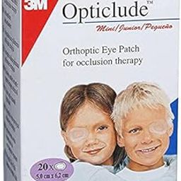 3M India 3M Opticlude Orthoptic Boy's&Girl's Coloured Junior Eye Patches (Mini Size) -Box Of 20 (Pack Of 2)-picture-18