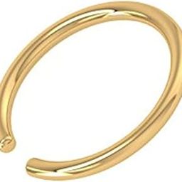 4Pc Wire Nose Ring, Small Hoop for Septum, Tragus, Helix - Twisted Rope, Unique, Delicate, Tribal Design - Pack of 4-image-33