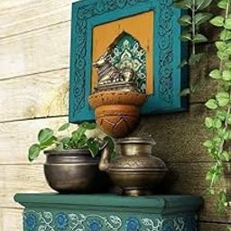 J.L.HOME DECOR Hand Carved Wooden Wall Shelf-image-17