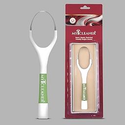 MyTCleaner Stainless Steel Tongue Cleaner for Oral Hygiene | BPA-Free Grip | Removes Bad Breath, Bacteria & Coating | Reusable, Rust-Proof Tongue Scraper for Men & Women | Olive Green-image-94