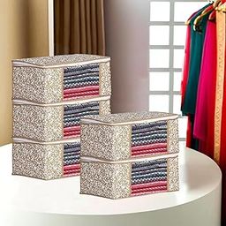 Shaping Fabric Garment Cover Non-Woven 90 GSM with Transparent Window & Double Metal Zipper – Pack of 5 | Dustproof Clothes Storage Bag for Sarees, Suits, Jackets, Shirts SCXLRL1582493517524148525644-image-73