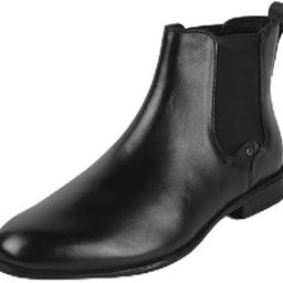 mochi Men's Slip On closure Boots with Flat sole-picture-21