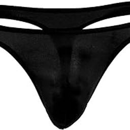 Men's Modal Thongs (Pack of 1) (RIOE-ML-BK-ALL-MIX_Black 10_L)-picture-16