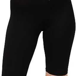 SOIE Women's Mid Rise Soft Polyamide Spandex Knee Length Cycling Shorts-26