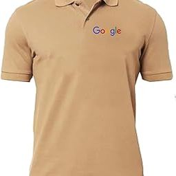 Google Logo Printed Polo/Collar Half Sleeve T-Shirt for Staff Employee Promotion T Shirt for Men and Women-image-98