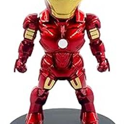 Trunkin Solar Iron Man Bobblehead Action Figure Bobble Head Toy Car Mount-image-82