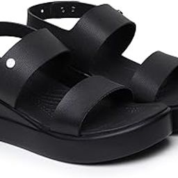 Bliss Platform 006 | Platform Heeled Sandals for Women | Lightweight Orthopedic Footpharma Footbed | Comfortable Open Toe Wedges | Stylish & Casual Wear-image-8