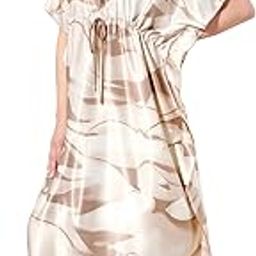 Beige Abstract Kaftan-image-6
