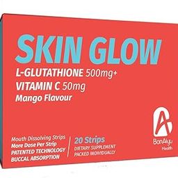 Bonayu Glutathione And Vitamin C Mouth Dissolving Strips Supports Detoxification, Supplement For Skin Glow & Skin Hydration, (20 Strips)-image-76