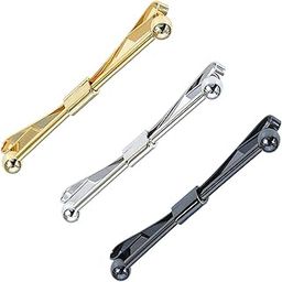 Collar Clip Sturdy Necktie Collar Bar for Birthday Friends Gathering Wedding 3 pieces | Tie Clasps & Tacks | Mens Jewelry-image-53