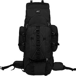 F Gear Levante Blk 87L, Unisex Hiking Trekking Camping Travel Leisure Tourist Outdoor Rucksack|Fits 17" Lap|Detachble 11L Tiny Bag|Top Open Shoulder Bag|Shoe Pocket 2 Bottle Holder&Raincover Bag-image-70