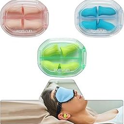 AVEDIA Ear Plugs for Sleeping Noise Cancelling, Soft Silicone Reusable Silicone Ear Plugs for Sleep, Work, Study, Swimming, Concerts Noise Reduction, Comfortable Hearing Protection (BLACK) (ORANGE)-18