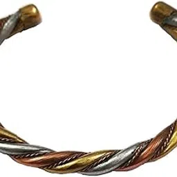 numeroastro Ashtadhatu Kada Bracelet for Men & Women - Small Size (1 Pc) - Healing Energy Bangle, Spiritual Wellness, Durable & Stylish Accessory-picture-43