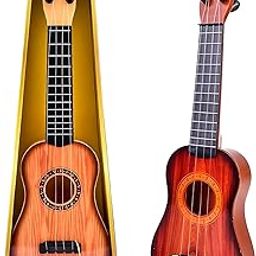 Wishkey 4-String Musical Role Play Guitar for Kids, Perfect Guitar for Beginners Kids, Ages 3,4,5,6, Fun & Educational Toy for Early Music Learning and Development Sound Toy-29