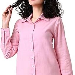 Women's Regular Fit Printed Button Down Collar Casual Shirt | Button Down Shirt for Women's-image-2