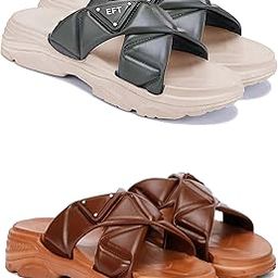 Women's Sandals | Lightweight Wear| Stylish & Easy to Wear For Women'S GR-SAN-(2-COMBO)-1891-1890-picture-24