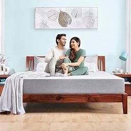 Nilkamal SLEEP Acacia Luxurious King Bed | Solid Hardwood with Sturdy Construction | Strong Bed Base | Elegant Design | Easy to Assemble | (78 x 72) Brown-59