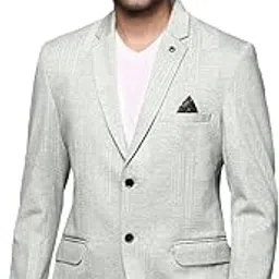 showoffff Men's Single Breasted Slim Blazer-picture-44