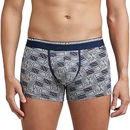 US63 Men's Super Combed Cotton Elastane Stretch Printed Trunk with Ultrasoft Waistband (Prints May Vary)-image-6