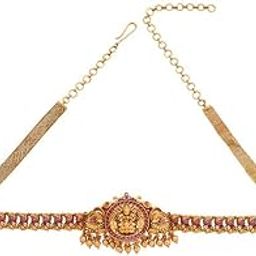 Ruby Gold Plated Ethnic Antique Belt/Kamarband - 412459-image-68