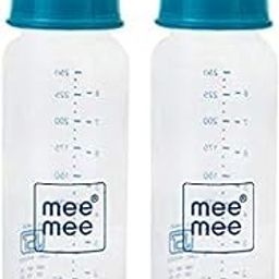 Mee Mee Baby Feeding Bottle 250ml |BPA-Free Baby Milk Bottle with Eazy Flo Technology, Anti-Colic Valve, Non Toxic and Ergonomic Design for New Born/Infants/Toddler Upto 3 Years (Blue, Pack of 2)-image-25