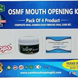 OSMF Mouth Opening Treatment@ Home Mouth Opening Kit™ with OSMF Tablets, Medicine, OSMF Gel and Mouth Opener - Pack of 4 Products-image-46