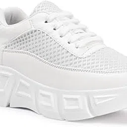 longwalk Comfort Sneakers for Women | Trendy Lace-Up Casual Shoes | Soft Cushioned Insole for Daily Use | CR22-picture-10