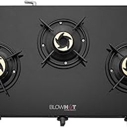 BLOWHOT 3 Tornado Burner Auto Ignition Gas Stove, Toughened Glass, Black Powder Coated Body, 1 Year General Warranty By Blowhot - Opal 3 Auto (Burner, Gas Valve and Glass -2 Years)-image-21