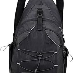 CLUB BOLLYWOOD BNF®Men Backpack Chest Bag Stylish Sports Shoulder Bag for Hiking Travel Cycling Black|Clothing, Shoes & Accessories | Mens Accessories | Backpacks, Bags & Briefcases-image-5