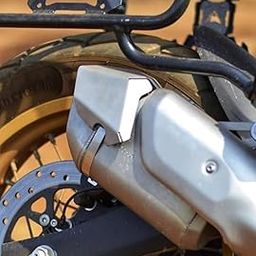 RoadRash Himalayan 450 Exhaust Heat Sheild Compatible for Royal Enfield Himalayan 450 (Silver)-12