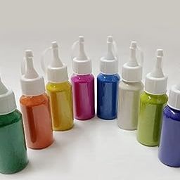 Peeplvalue 10 Rangoli Colour Powder Squeeze Bottle Set,Rangoli Making Kit, Floor Diwali Decoration Items for Home (Pack of 5)-image-22