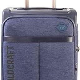 Fabric Capella Dk_Blue Hybrid 8 Wheels Double Spinner Travel Suitcase (12214)-Small (WxDxH : 35x26x51 CM)-picture-16