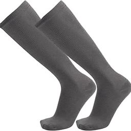 CALANDIS™ Running Compression Socks Calf Support Stockings Gray S-M | Mens Clothing-image-24