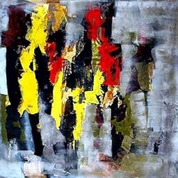 Dialogue (Acrylic Painting by Reena Singh)-image-9