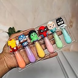 Teal by Tanvi Highlighter Pens - Avengers Theme | Set of 6 | Chisel Tip | for Kids & Adults-image-7