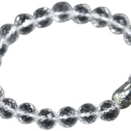 Sphatik Bracelet Original Certified For a Men Real Spatika Rudraksha Bracelet Stretchable Clear Quatrz Bracelet AAA+++ Quality Crystal Sphatik Diamond Cut Bracelet For Unisex स्फटिक ब्रेसलेट-image-50