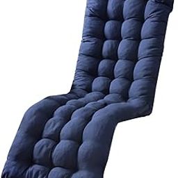 MERISHOPP™ Lounge Chair Cushion Reclining Sun Lounger Mattress for Outdoor Patio Blue-image-33
