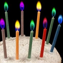Party Propz Multicolor Flame Birthday Candles - 12 Pcs Candles for Birthday Decoration | Birthday Candle | Birthday Candles for Cake | Cake Candles for Birthday | Happy Birthday Candles-image-8