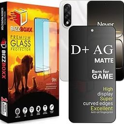BizzBoxx OnePlus Nord 5 D+ AG Matte Screen Guard Protector Tempered Glass Anti Fingerprint Gaming Special With Camera Cut (One Plus Nord 5-6.74 Inch) - Pack of 1-image-84