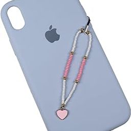 Phone Charm With Baby Pink Seed Beads-picture-22